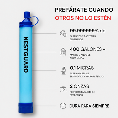 Filtro de agua de emergencia NestGuard™