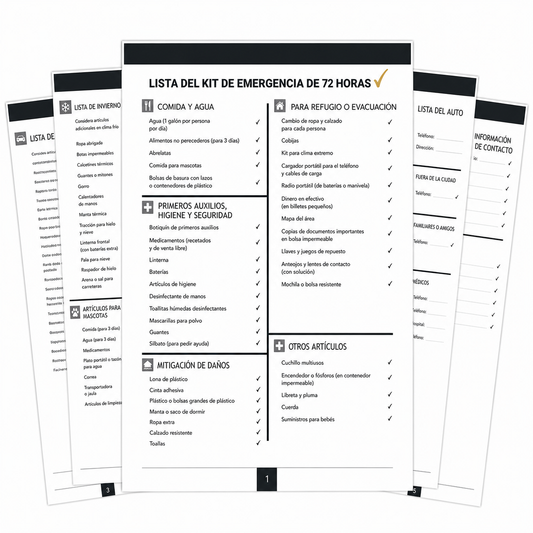 Guías y cuaderno de almacenamiento de alimentos