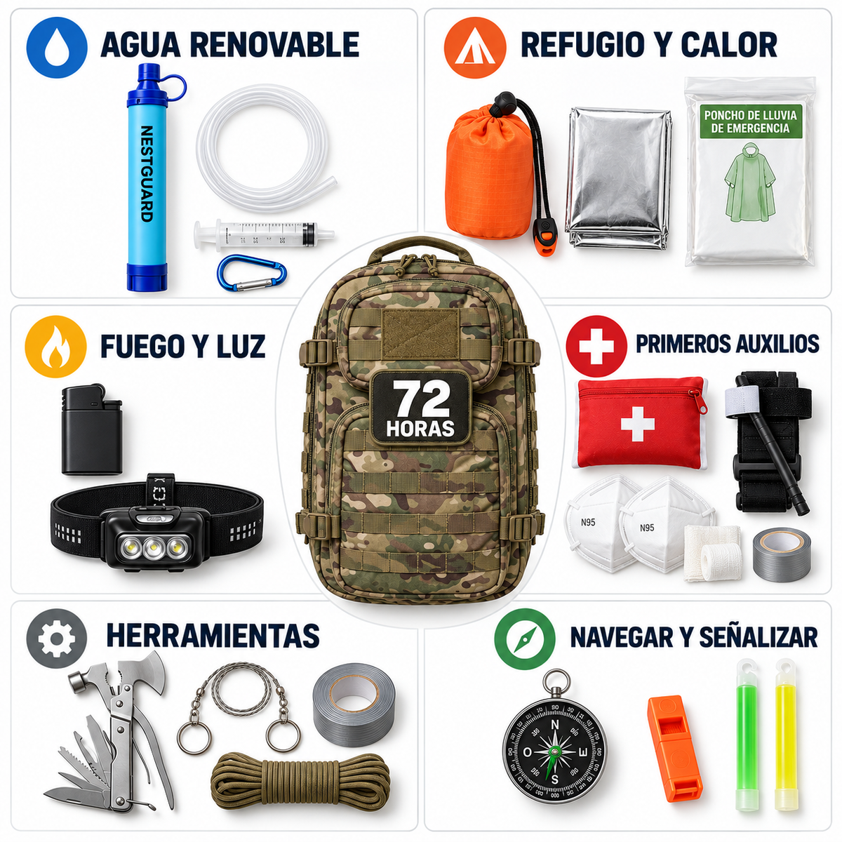 Kit de emergencia de 72 horas