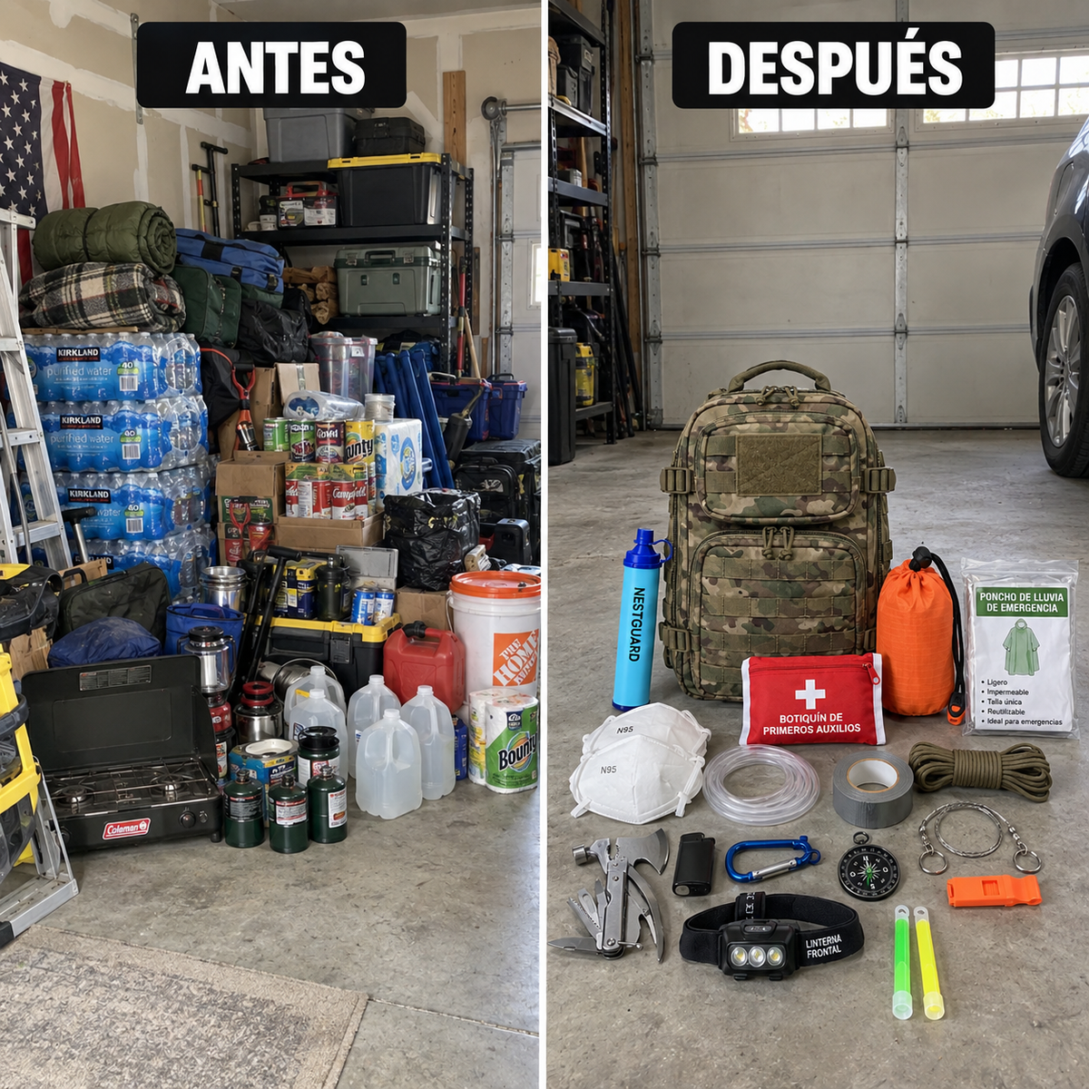 Kit de emergencia de 72 horas